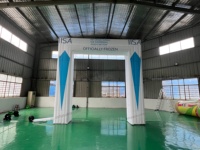Arco Inflable Personalizado de Salida y Meta/Arco Deportivo Inflable para Maratones y Eventos de Carreras