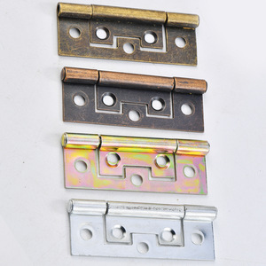 Furniture Hinge Iron Surface Mount Antique Bronze Red Bronze Silver Black Five Colors Durable Traditional H Type - Product Image 1