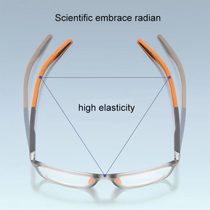 <span class=keywords><strong>Gafas</strong></span> Ópticas Deportivas Unisex Cuadradas y Delgadas, Lentes con Protección Contra la Luz Azul, Armazón TR90 para Computadora y Lectura - Product Image 2