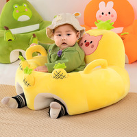 Baby Pluche Sofa Cartoon Dieren Fruit Ondersteunende Stoel Zachte Leerzame Kussen OEM ODM Aangepaste Groothandel Fabrikant