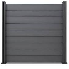 Vente directe d'usine Élément de clôture en planche Wpc <span class=keywords><strong>anthracite</strong></span> durable pour maisons - Product Image 5