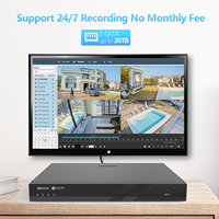 Enregistreur vidéo NVR PoE AI 4COVR 12MP 16 canaux H.265, 2-SATA jusqu'à 20 To, détection humaine et véhicule, lecture intelligente AcuSearch pour vidéosurveillance
