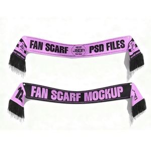 Écharpe de supporter personnalisée avec logo imprimé sur mesure pour l'événement de football 2026 en Amérique du Nord – Cadeau promotionnel en gros - Product Image 3