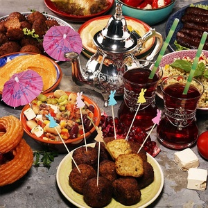 Stuzzicadenti Biodegradabili in Bambù a Forma di Coniglietti Pasquali, 100 Pezzi/Confezione, <span class=keywords><strong>per</strong></span> Antipasti, Spiedini, Feste e <span class=keywords><strong>Compleanni</strong></span> - Product Image 6