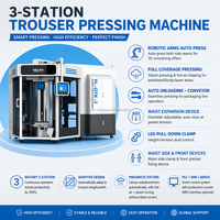 Machine à repasser les pantalons automatique, équipement de repassage à la vapeur pour usine de vêtements, élimination des plis, finisseur de pantalons