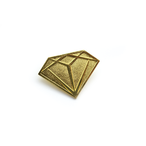 Pin personalizado con forma de <span class=keywords><strong>diamante</strong></span>, insignia de solapa de Color dorado elegante para regalos y marcas - Product Image 3