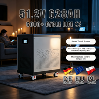 Batteries lithium-ion de qualité supérieure en stock UE Enook 51.2V 628Ah 32kWh 5kWh 10kWh 16kWh Batterie de stockage d'énergie solaire domestique au lithium LiFePO4