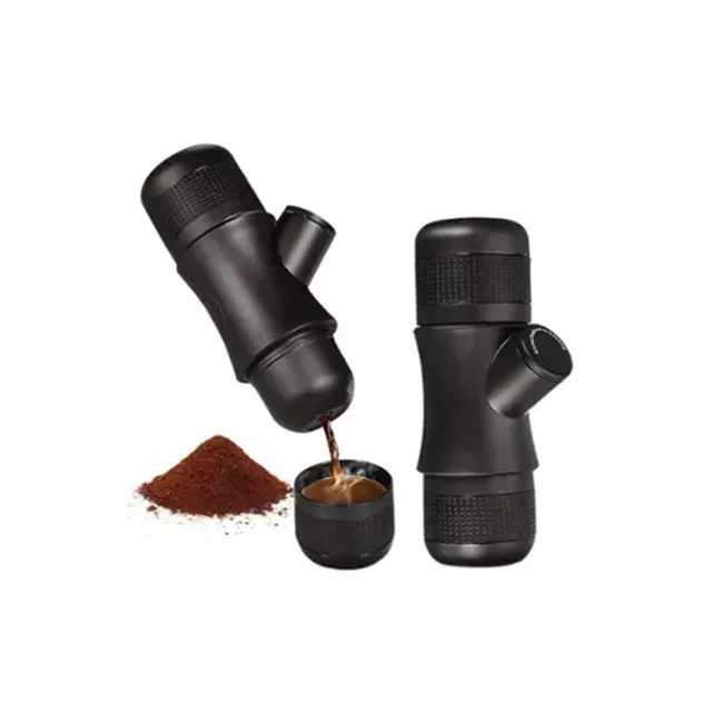 80Ml Draagbare Eenpersoons Mini-Drukmachine Handdruk Espresso Koffiezetapparaat