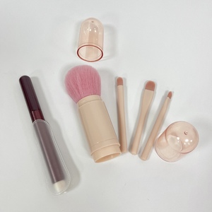 Brocha <span class=keywords><strong>de</strong></span> Maquillaje 4 en 1, Nuevo Estilo, Brochas <span class=keywords><strong>de</strong></span> Viaje <span class=keywords><strong>de</strong></span> Fantasía, Reutilizables, para Sombra <span class=keywords><strong>de</strong></span> Ojos, Polvo, Extensión, para Aplicación en Rostro y Ojos - Product Image 2