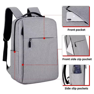 Para <span class=keywords><strong>Lenovo</strong></span> Casual Laptop Backpack B210 Durable Tela repelente al agua Cremallera Compartimento acolchado 15,6 pulgadas Poliéster - Product Image 2