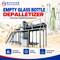 Déspaletteur de bouteilles vides, machine de déspalettement de bouteilles en verre et en plastique, équipement de déchargement de palettes pour lignes de remplissage de boissons