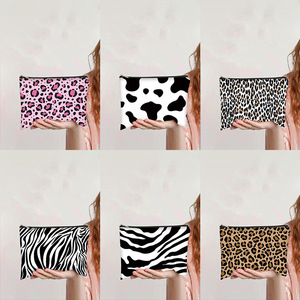Trọng Lượng Nhẹ Bền Leopard In Trang Điểm Pouch Dây Kéo Đóng Cửa Carry-On Túi Đa Năng Ly Hợp Lưu Trữ Với Thiết Kế Thời Trang - Product Image 3
