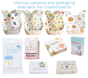 OEM ODM Free Sample Cute <strong>Disposable</strong> Kid <strong>Bib</strong> Waterproof <strong>Disposable</strong> Baby <strong>Bibs</strong> - Product Image 2
