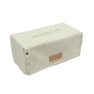Korean style <b>canvas</b> tissue <b>box</b> cover, long Nordic style home decor tissue <b>box</b>, coffee table fabric tissue cover. - Product Image 5