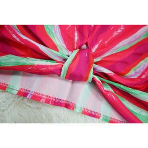 Conjunto de Oficina Q30728, Elegante para Mujer, Camiseta <span class=keywords><strong>con</strong></span> Cuello en V y Rayas Tie Dye, Pantalones Rectos, <span class=keywords><strong>Traje</strong></span> de Negocios - Product Image 2
