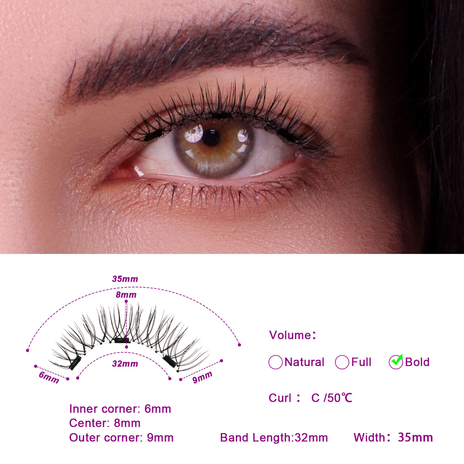 kit de cils magnétiques 09