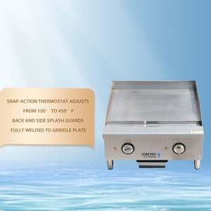 Plancha Eléctrica de Superficie Plana, Parrilla Comercial para Mostrador, Parrillas para Barbacoa para Cocina de Restaurante - Product Image 5