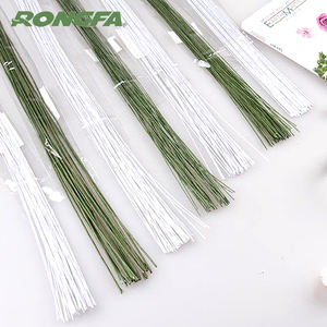 100 buah/tas 18G Auge kawat bunga Multi ukuran bunga DIY Stem Bunga perlengkapan kawat bunga buatan untuk dekorasi - Product Image 1