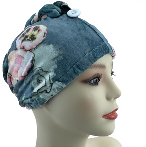 Grande serviette <span class=keywords><strong>de</strong></span> cheveux en microfibre pour femmes, serviette anti-frisottis, turban à séchage rapide pour cheveux mouillés - Product Image 2