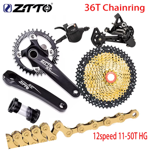 Grupo de Transmisión para <span class=keywords><strong>Bicicleta</strong></span> de Montaña ZTTO de <span class=keywords><strong>12</strong></span> <span class=keywords><strong>Velocidades</strong></span>, Micro Spline 11-52T, Juego de Bielas de Aleación de Acero, Palanca de Cambios, Desviador, Cadena, Rueda Libre de <span class=keywords><strong>Bicicleta</strong></span> de 108 - Product Image 6