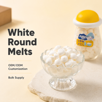 Collation sucrée saine pour enfants, saveur fruitée, bonbons gélifiés pour bébés, poudre de protéines, biscuits probiotiques, emballage en boîte