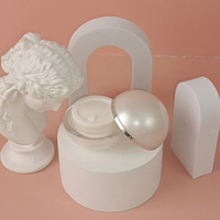 Bouteille de crème circulaire en acrylique, ml, bouteille cosmétique, sortie d'usine