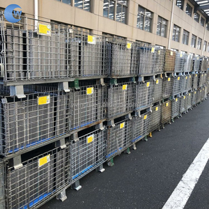 Tùy chỉnh <span class=keywords><strong>Stackable</strong></span> dây thép lưới Pallet lồng lưu trữ <span class=keywords><strong>container</strong></span> - Product Image 5