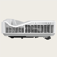 Proyector Láser DLP ZH450USTe, 4500-5000 Lúmenes, Garantía de 3 Años, Proyector Láser Optoma de Tiro Ultra Corto, Proyector de Hologramas 3D