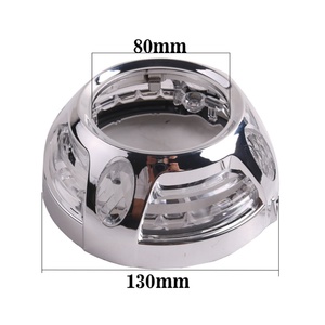 3 Inch Panamera <b>LED</b> Angel Eye Shroud/Bi Xenon <b>Projector</b> Panamera Shroud Cover With White Angel Eyes - Product Image 2