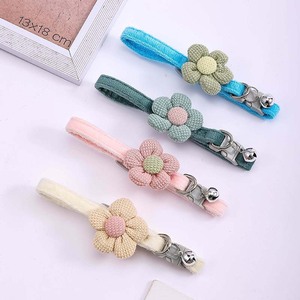 Safety Release Breakaway Safety Buckle Cute Floral <b>Pet</b> <b>Collars</b> with Bells <b>Collars</b> for Small Cats - Product Image 1