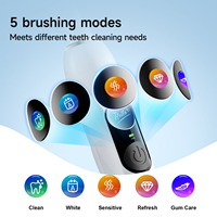 Vente directe d'usine - Brosse à dents électronique souple avec écran couleur numérique et outils de nettoyage dentaire rechargeables à vendre