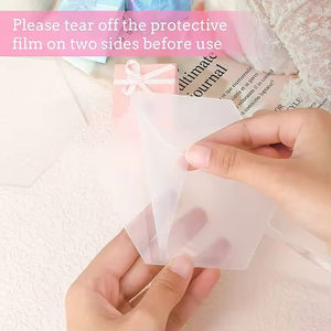 Hstyle อุปกรณ์แต่งหน้าเค้กอะคริลิคทรงหกเหลี่ยมใส PQA045แบบ DIY สำหรับตกแต่งงานแต่งงานวันเกิด - Product Image 2