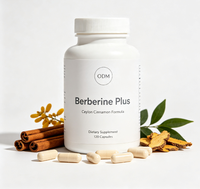 Berberine Plus avec des capsules de cannelle de Ceylan
