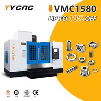Centre d'usinage vertical haute précision VMC1580, machine de fraisage CNC 5 axes robuste à vendre