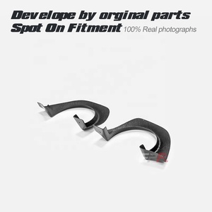 Protector de Tubo de Escape de Fibra de Carbono Real para TOYOTA GR para YARIS GXPA16 Tipo VRS, Accesorios Exteriores - Product Image 5