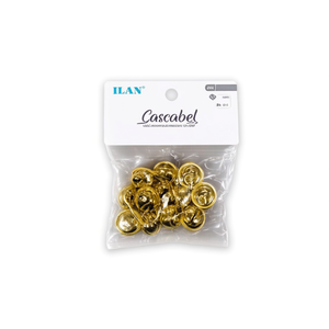 Campanelle ILAN Cascabel 14mm Oro 20pz per Creazione di Gioielli e Artigianato - Product Image 2