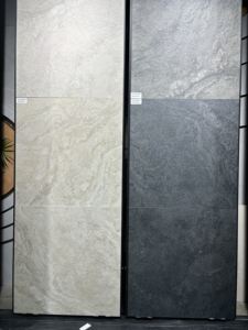 Sứ gạch lát sàn bề mặt mờ gạch lát sàn 600x600mm không trượt foshan Gạch gốm ánh sáng màu xám bề mặt thô - Product Image 3