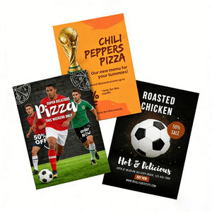 Affiche de football lenticulaire 3D Ricky 30x40cm en plastique durable, décoration de vacances et cadeau avec modèles d'affiches 3D, effets de mouvement d'anime - Product Image 3