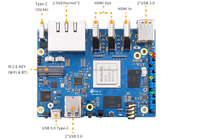 Carte de développement Orange Pi 5 PLUS RK3588 avec décodage externe SSD8K, Wi-Fi et module eMMC – Nouveau et Original