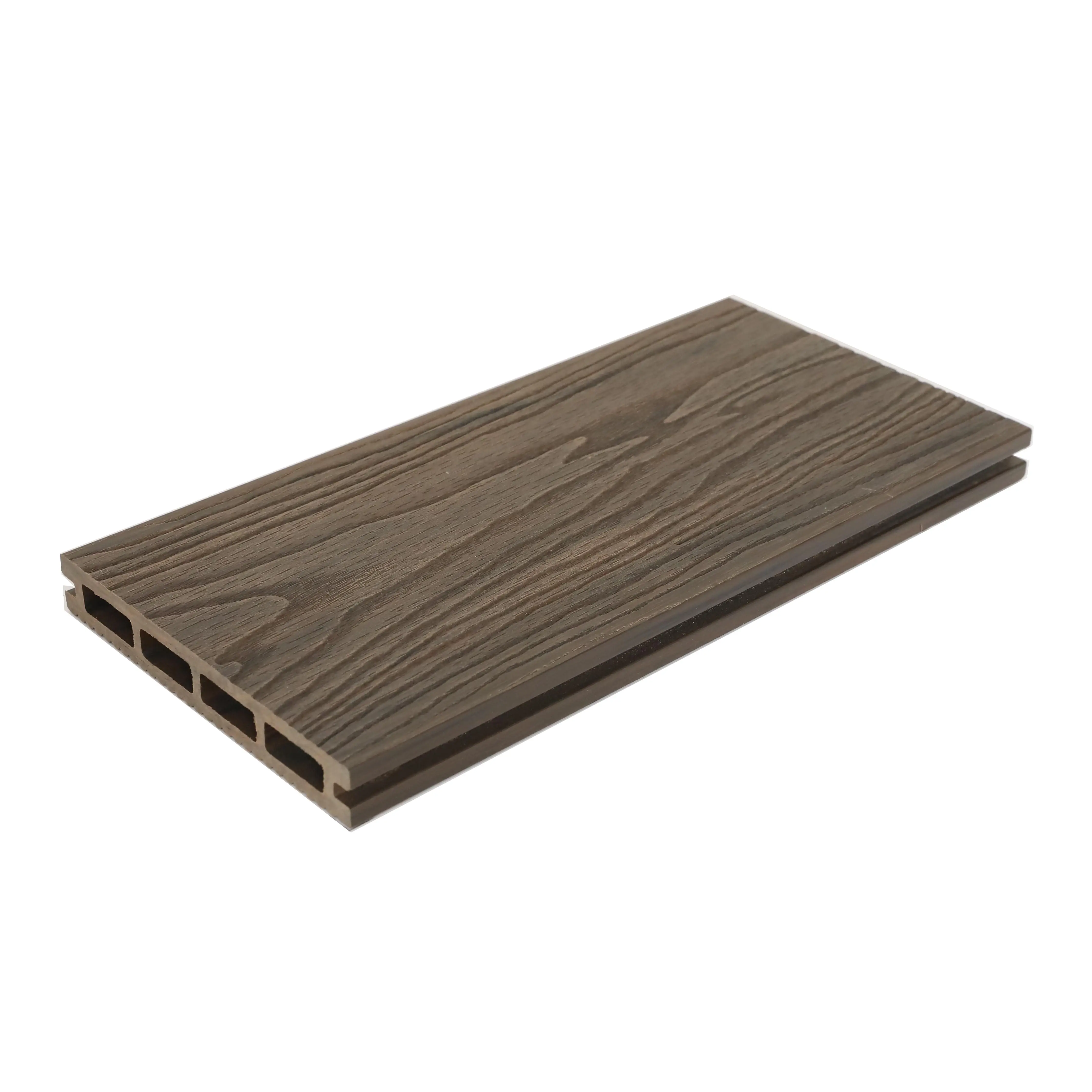 Hout kunststof composiet korrel & wpc outdoor decks wandpaneel met hout textuur clip wpc tijdelijke vloerbedekking