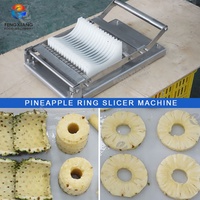 Fengxiang 304 RVS Ananas- en Kokosnoot Schil-, Ontpit- en Snijmachine Hoge Capaciteit 360-400 stuks/uur Groente/Fruit Bakkerij