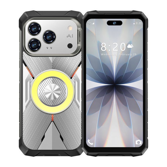 Rugged 5G Smartphone 17ProMax IP68 Rated HD Display NFC 108MP French Support OLED Android 15 Waterproof Shockproof Dustproof