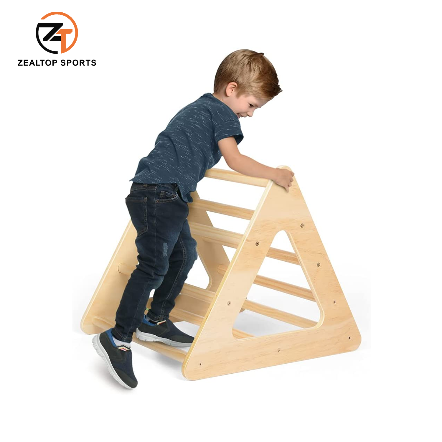 Новая распродажа, детская игровая площадка, деревянная рама для скалолазания с горкой