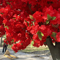 Arbre de fleurs de cerisier artificiel personnalisé, arbre de décoration intérieure Sakura, faux arbre décoratif, grande plante à fleurs artificielles, arbres à fleurs, cerisier