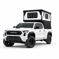 Carcasa de Camioneta Manual Compuesta para Exteriores, Compatible con Tacoma de 5 pies, Carcasa de Campamento Plegable Todoterreno para Acampar 2026