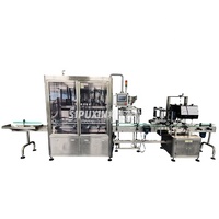SPX personnalisé en usine 500ml cosmétiques en plastique PET emballage en verre entièrement automatique liquide eau remplissage moteur moteur chimique