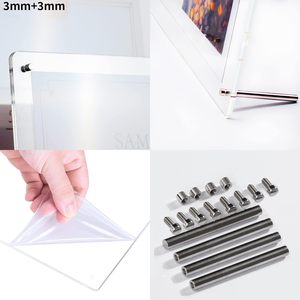 8.5x11 Acrylic hình ảnh khung, Acrylic Khung Ảnh A4 thư kích thước, rõ ràng giấy chứng nhận khung cho Tabletop hiển thị - Product Image 5
