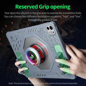 Funda protectora de silicona PLEXTONE GP60 MarkII para iPad Compatible con iPad 360, protección envolvente para <span class=keywords><strong>iPadPro</strong></span> 2018/<span class=keywords><strong>2020</strong></span>/2021/2024 - Product Image 3