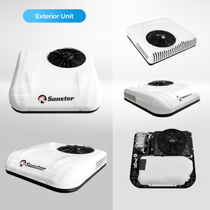 XMZ-<b>AC</b>-D5 Integrated Rooftop Parking Air Conditioning DC12/24V POE68 Vehicle Roof Air <b>Cooler</b> Complete Installation Kit - Product Image 3
