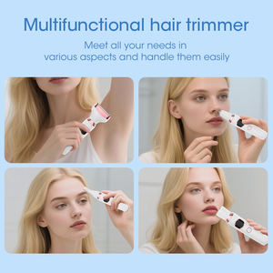 Nueva Afeitadora Eléctrica Resuxi 253 para Mujer, Recortadora de Bikini Portátil 4 en 1, Afeitadora Indolora para Cara, Piernas, Cejas, Nariz y Vello Corporal - Product Image 2